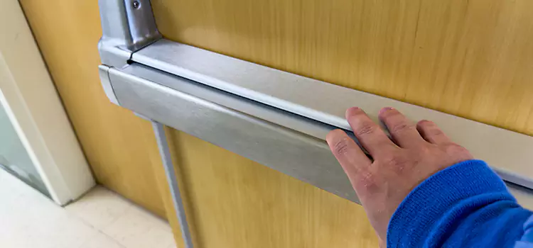Installing a Push Bar on a Door Tamiami